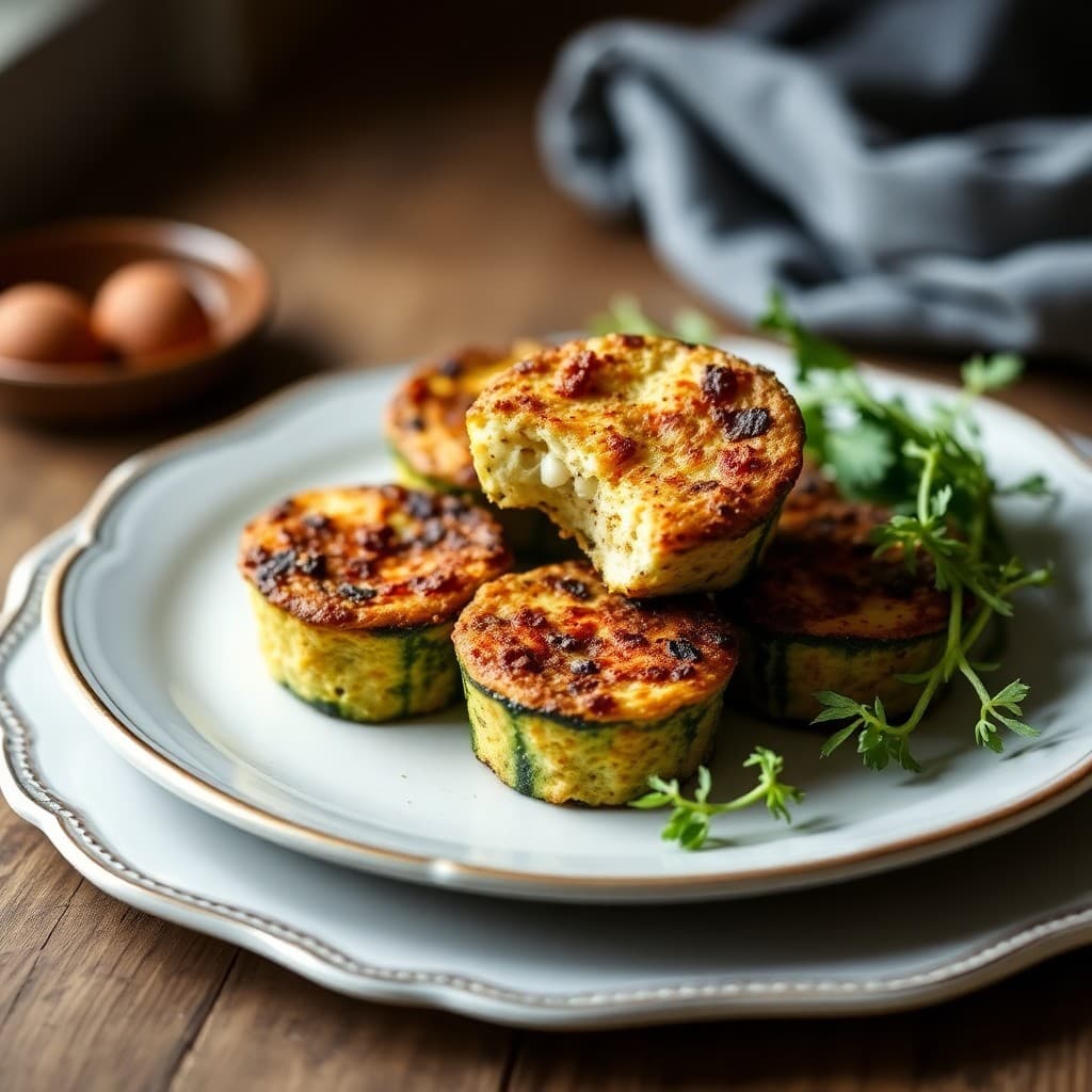 Autumn Keto Zucchini Bites