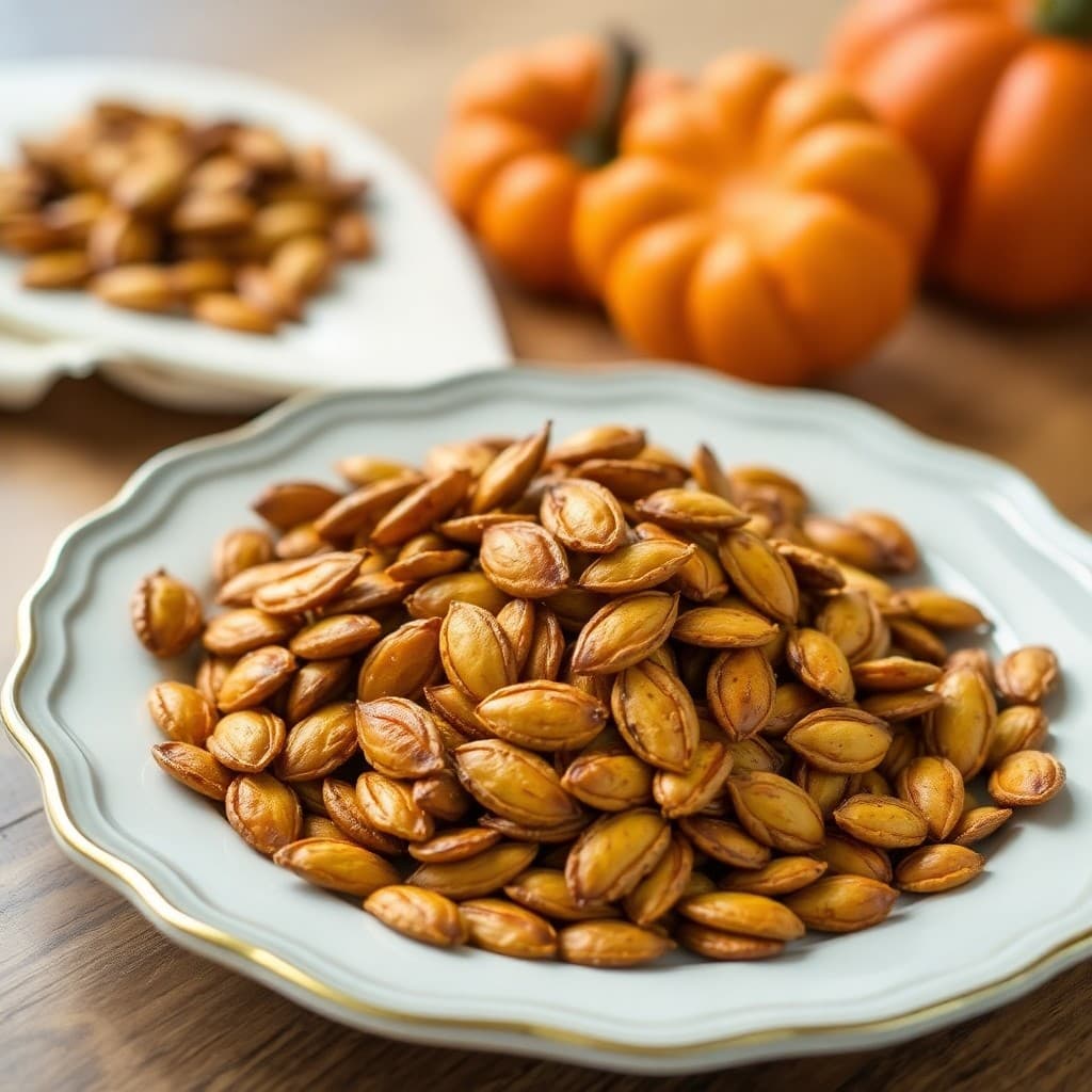 Autumn Keto Spiced Pumpkin Seeds