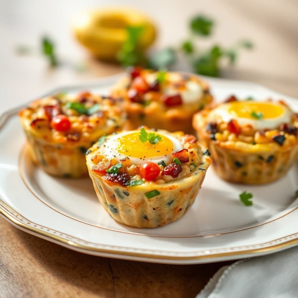 Mediterranean Baked Egg Cups
