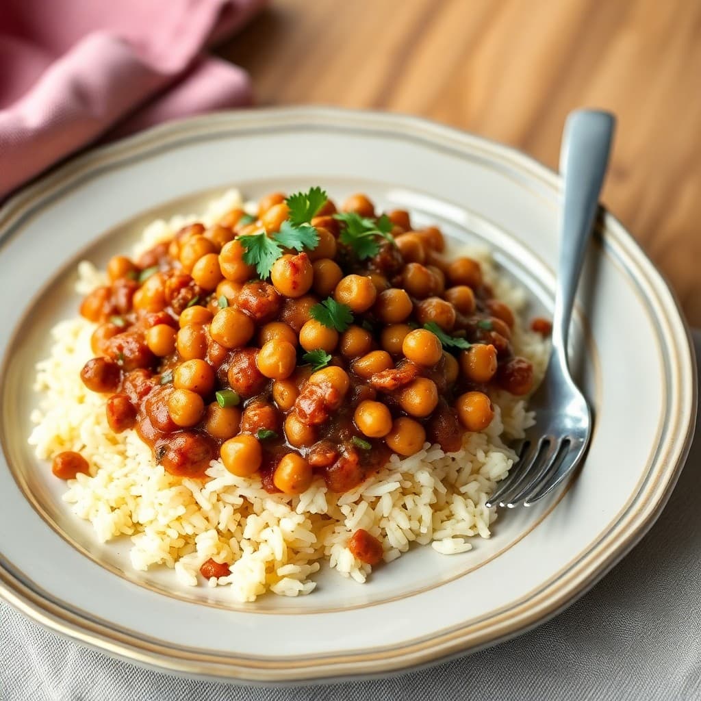 Moroccan Spiced Chickpea and Lentil Tagine