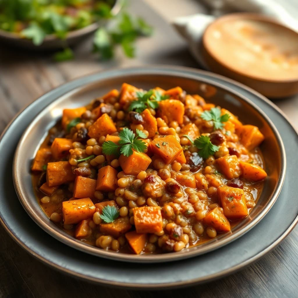 Spicy Lentil and Sweet Potato Curry