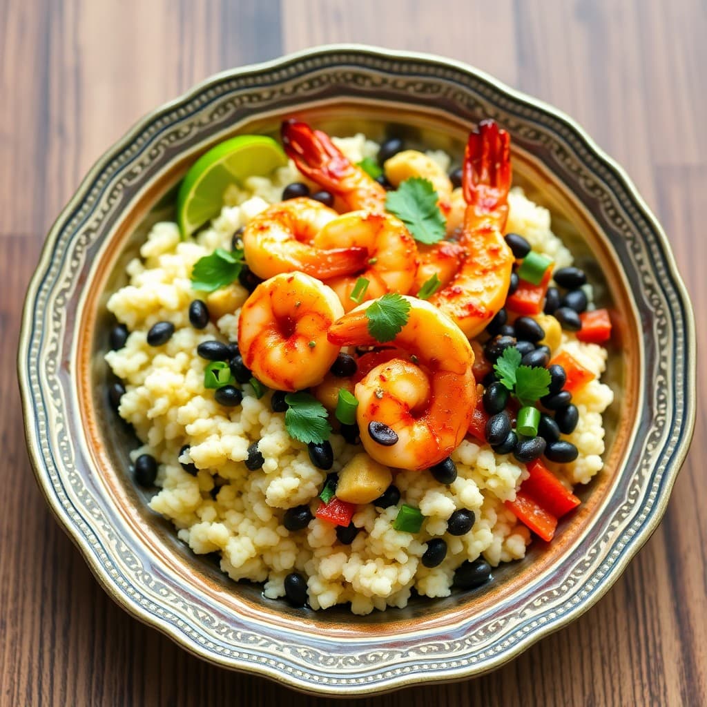 Spicy Chili-Lime Shrimp Bowls