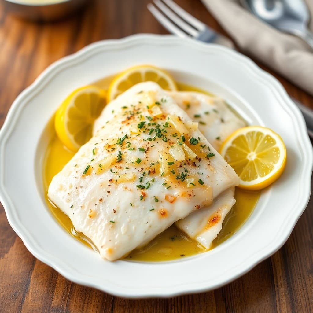 Lemon Garlic Baked Tilapia