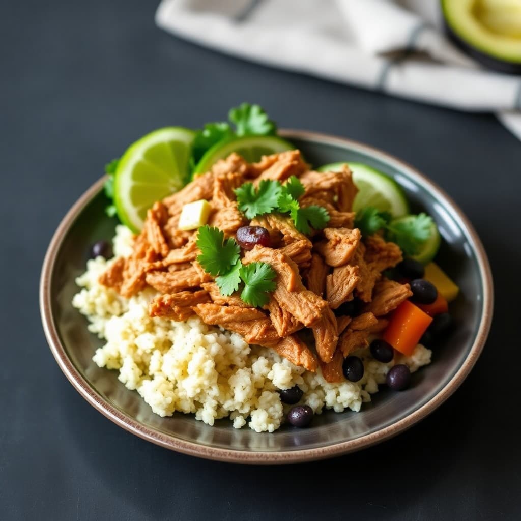 Zesty Cuban-Style Pork Burrito Bowls