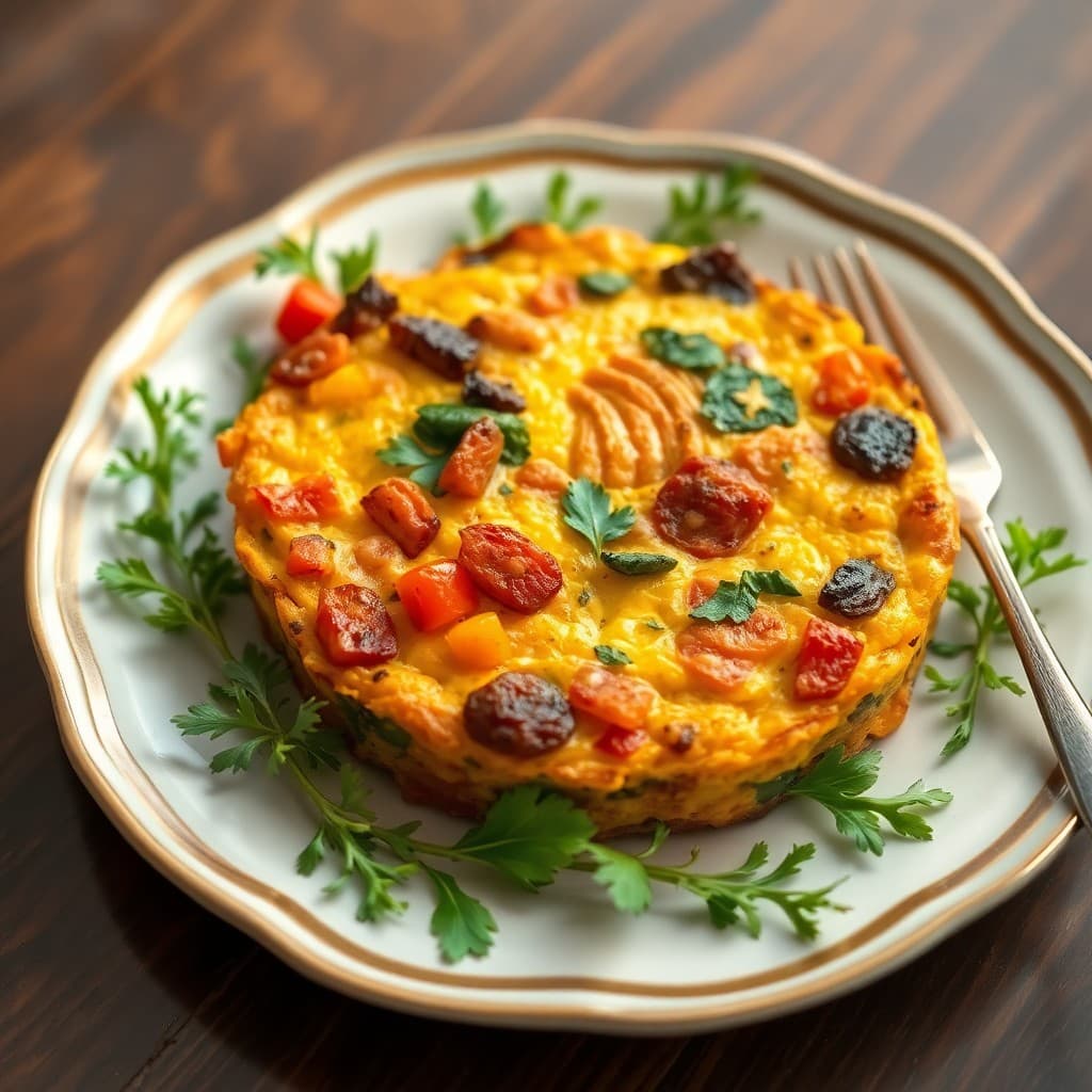Autumn Frittata with Roasted Vegetables