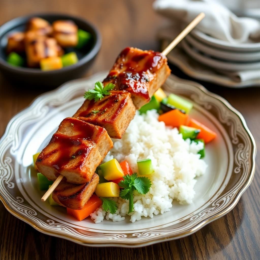 Teriyaki Pork Tenderloin Skewers