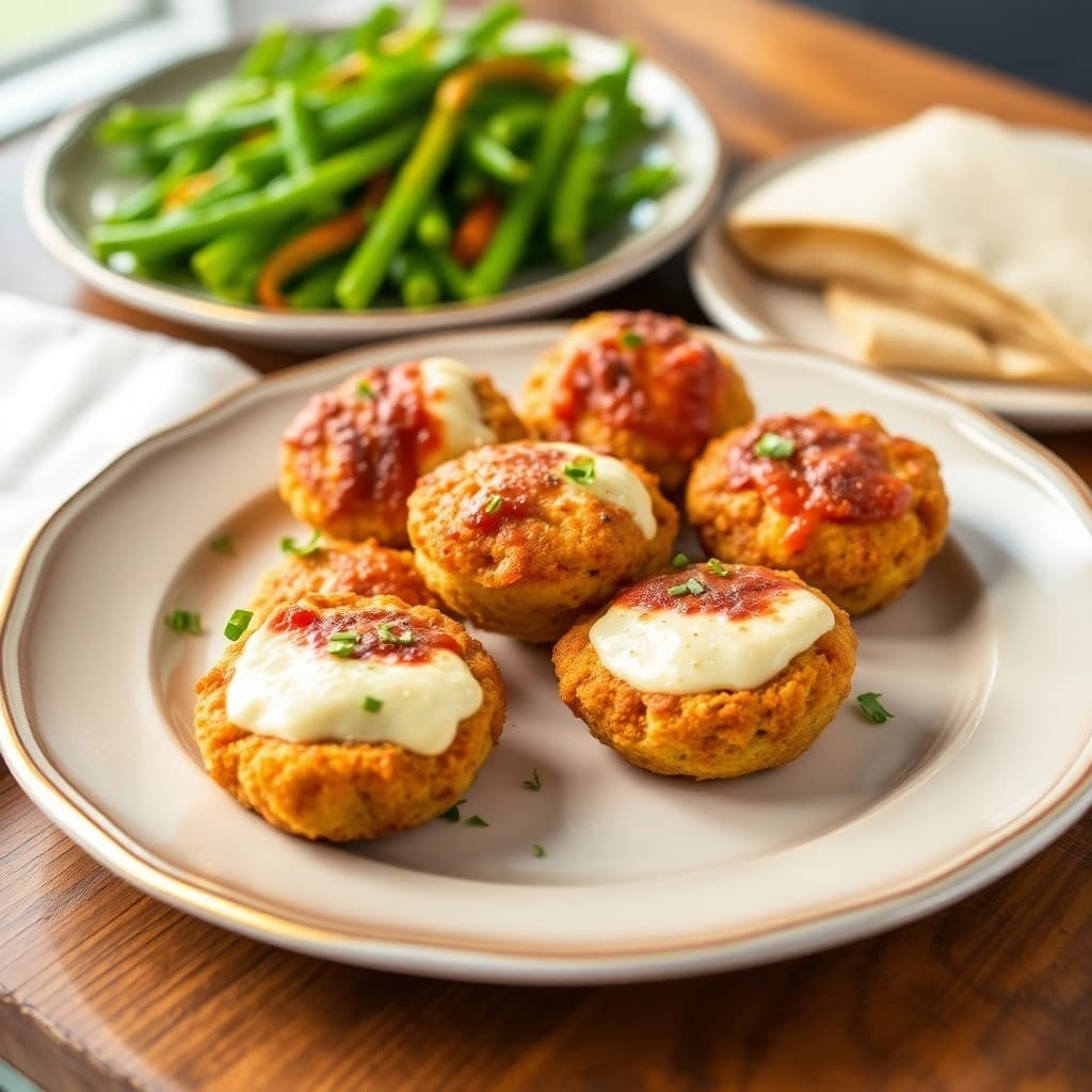 Baked Chicken Parmesan Bites