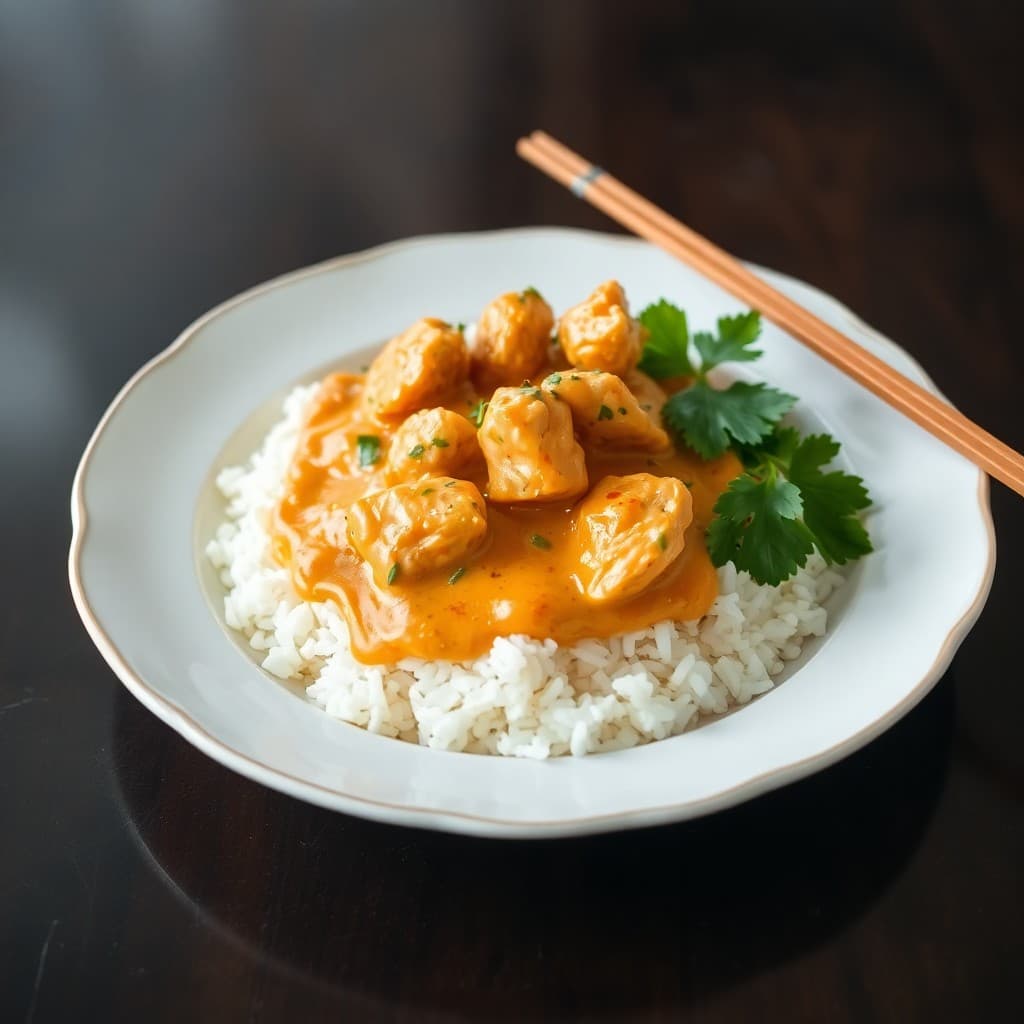 Thai Coconut Curry Chicken Bowl
