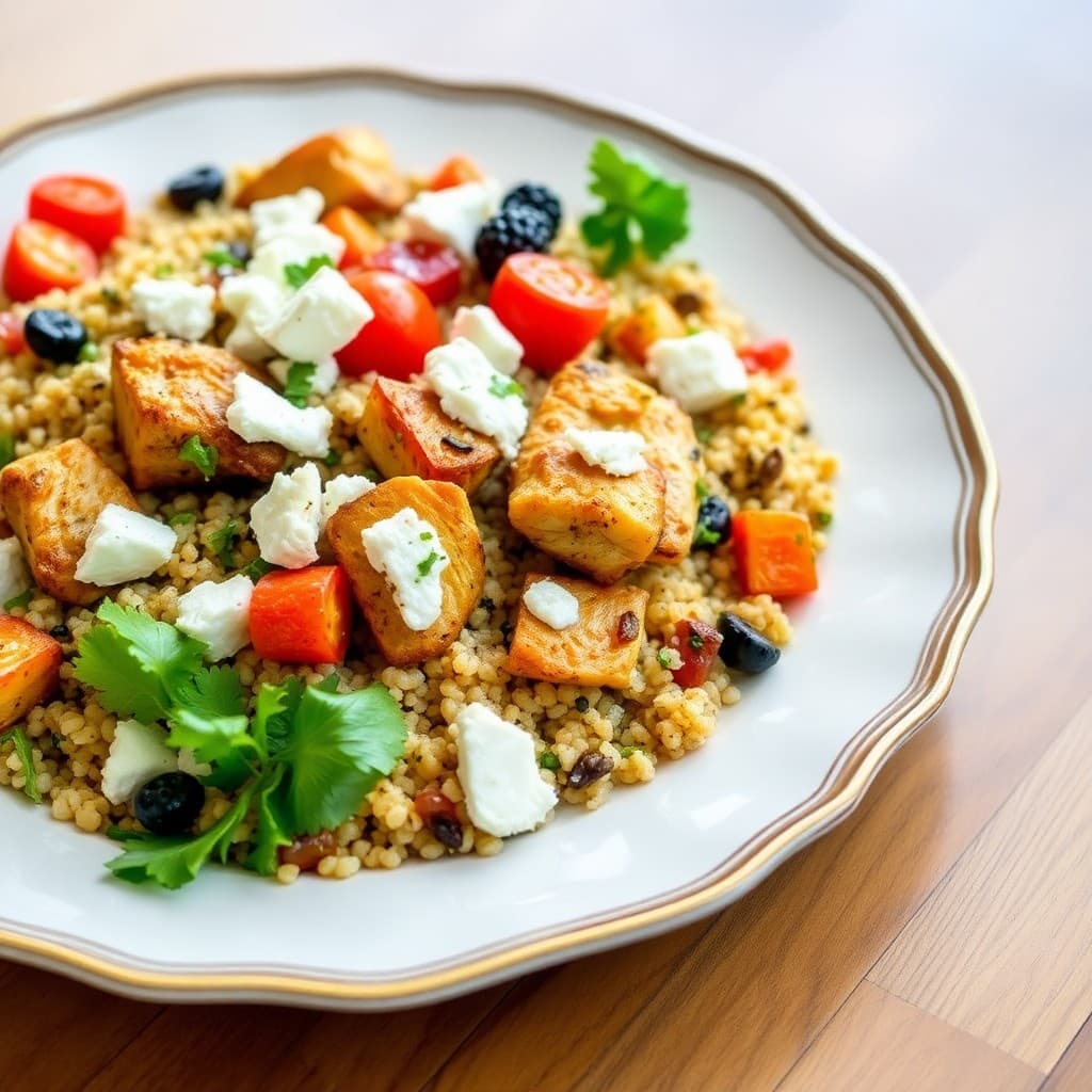 Mediterranean Chicken Quinoa Bowls