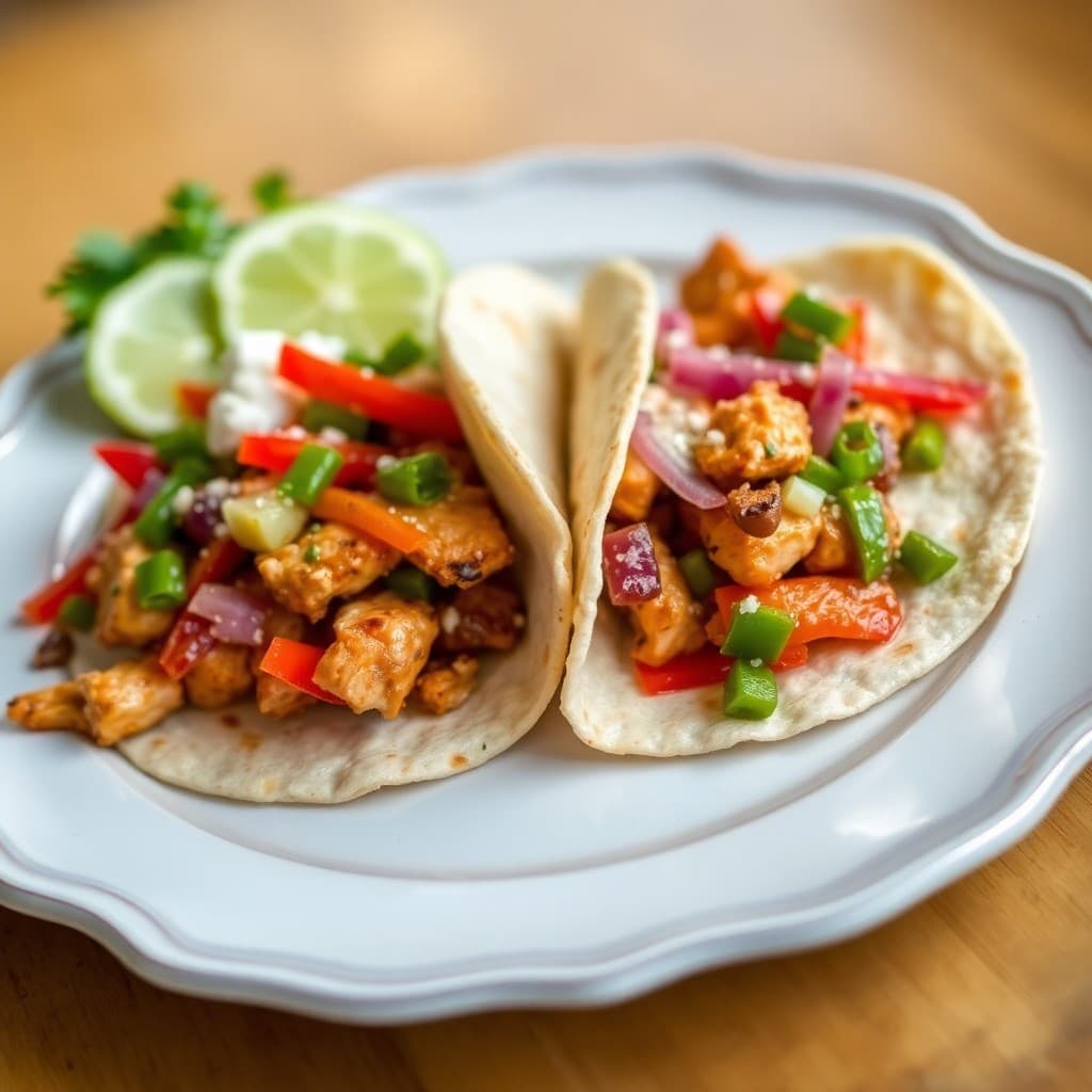 Sizzling Chicken Fajita Wraps