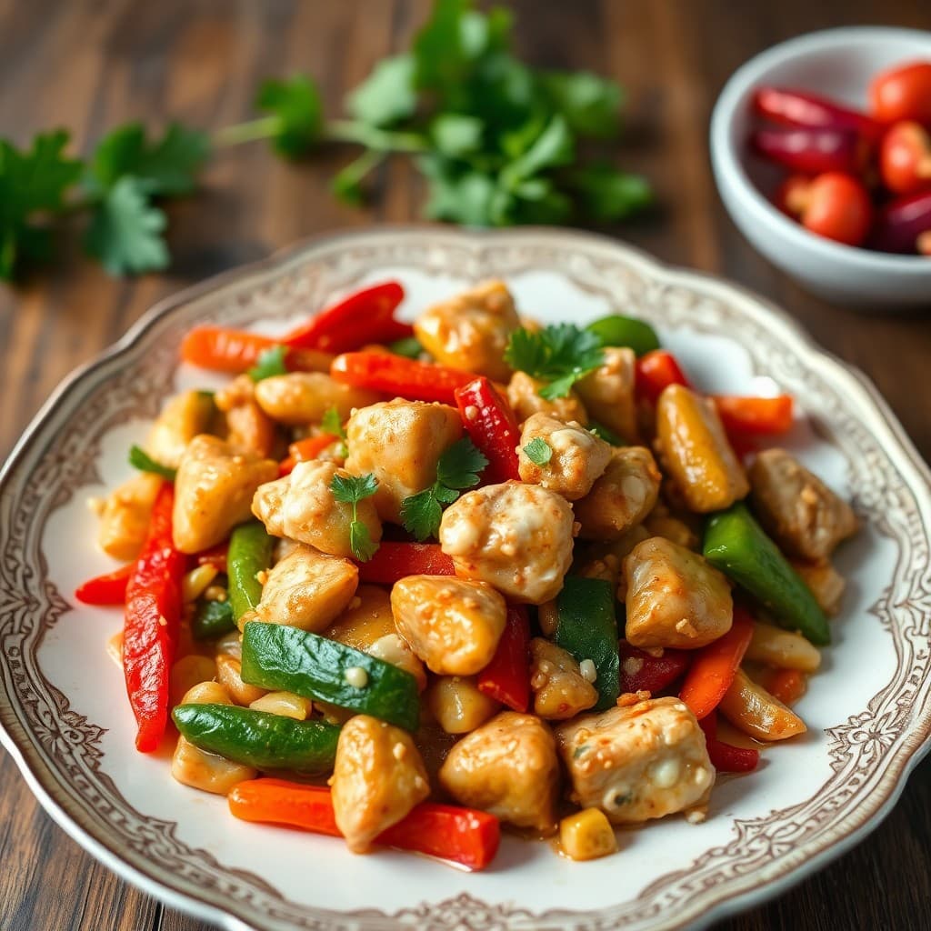 Spicy Thai Coconut Chicken Stir-Fry