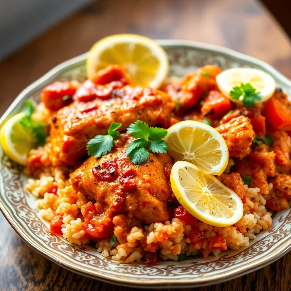 Spicy Spanish Chicken & Rice Bowls