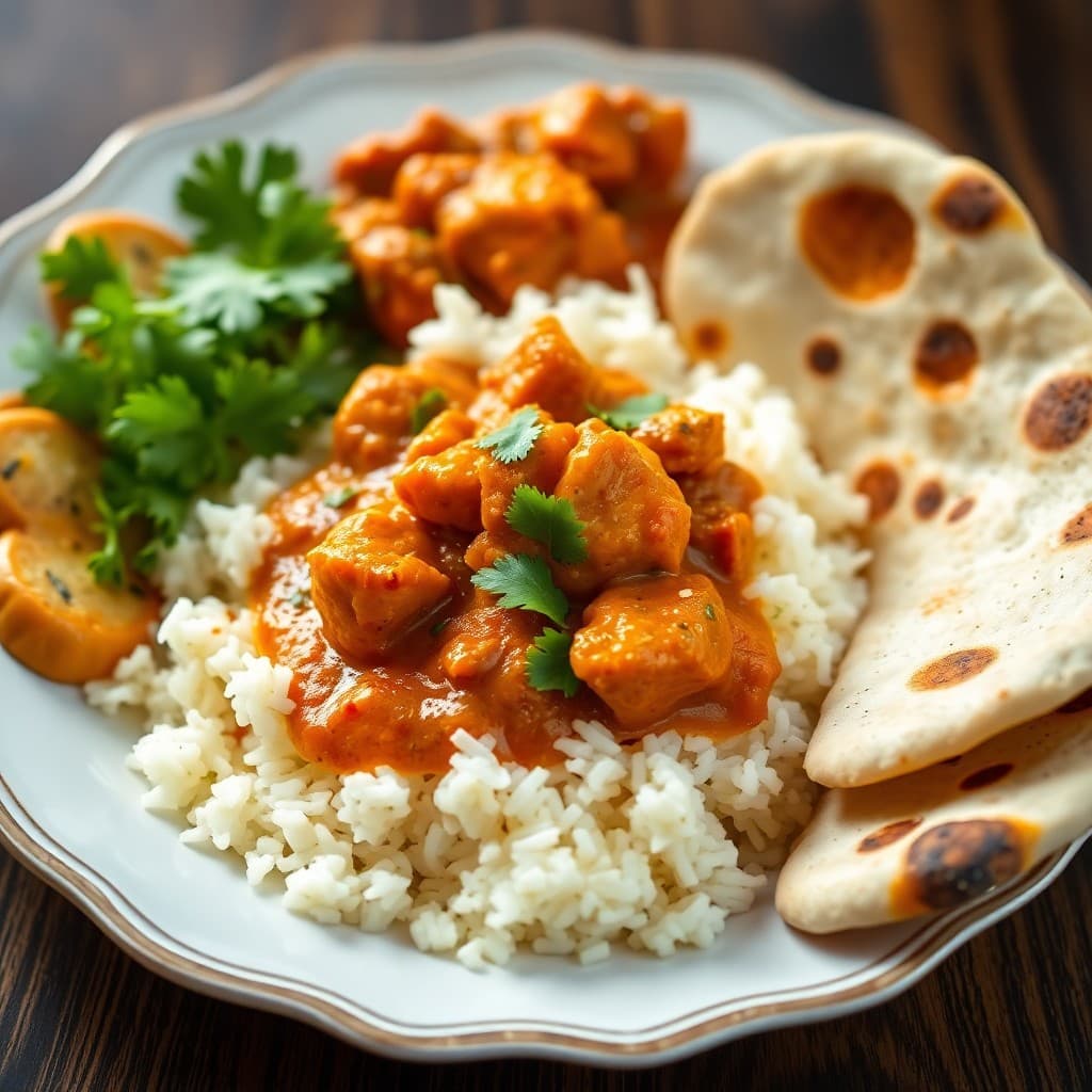 Aromatic Indian Butter Chicken Bowls