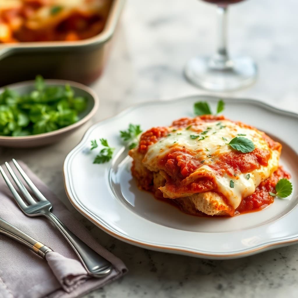 Zesty Italian Chicken Parmesan Bake