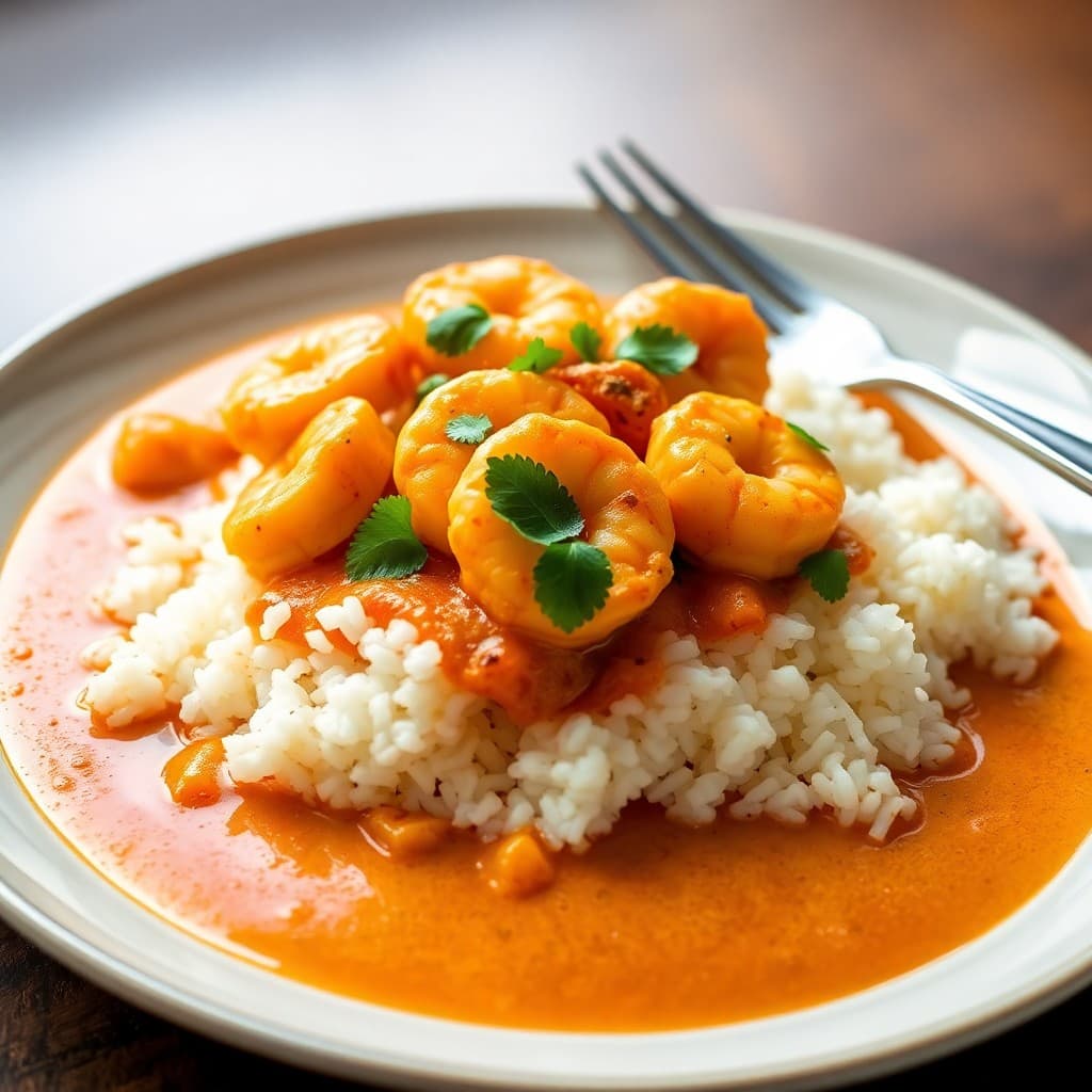 Spicy Thai Red Curry Shrimp