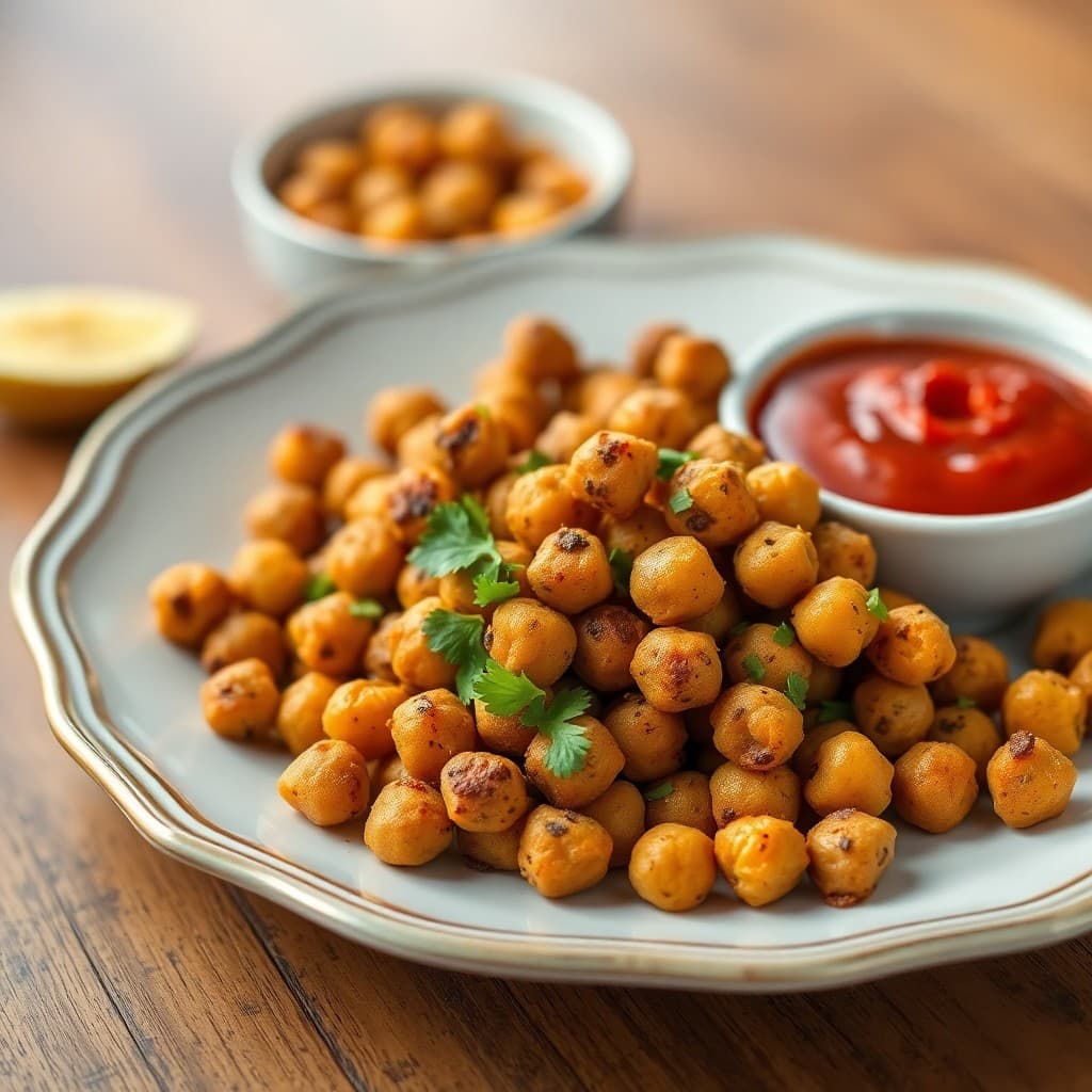 Moroccan Spiced Chickpea Snacks
