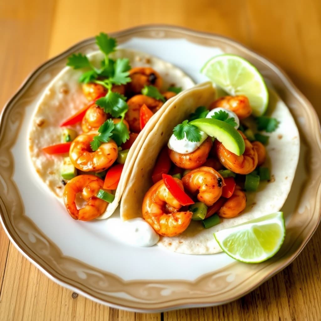 Sizzling Chili Lime Shrimp Fajitas