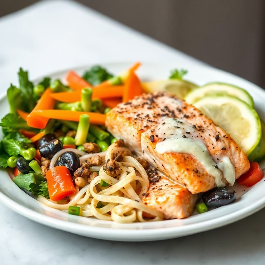 Protein-Packed Salmon and Veggie Bowl