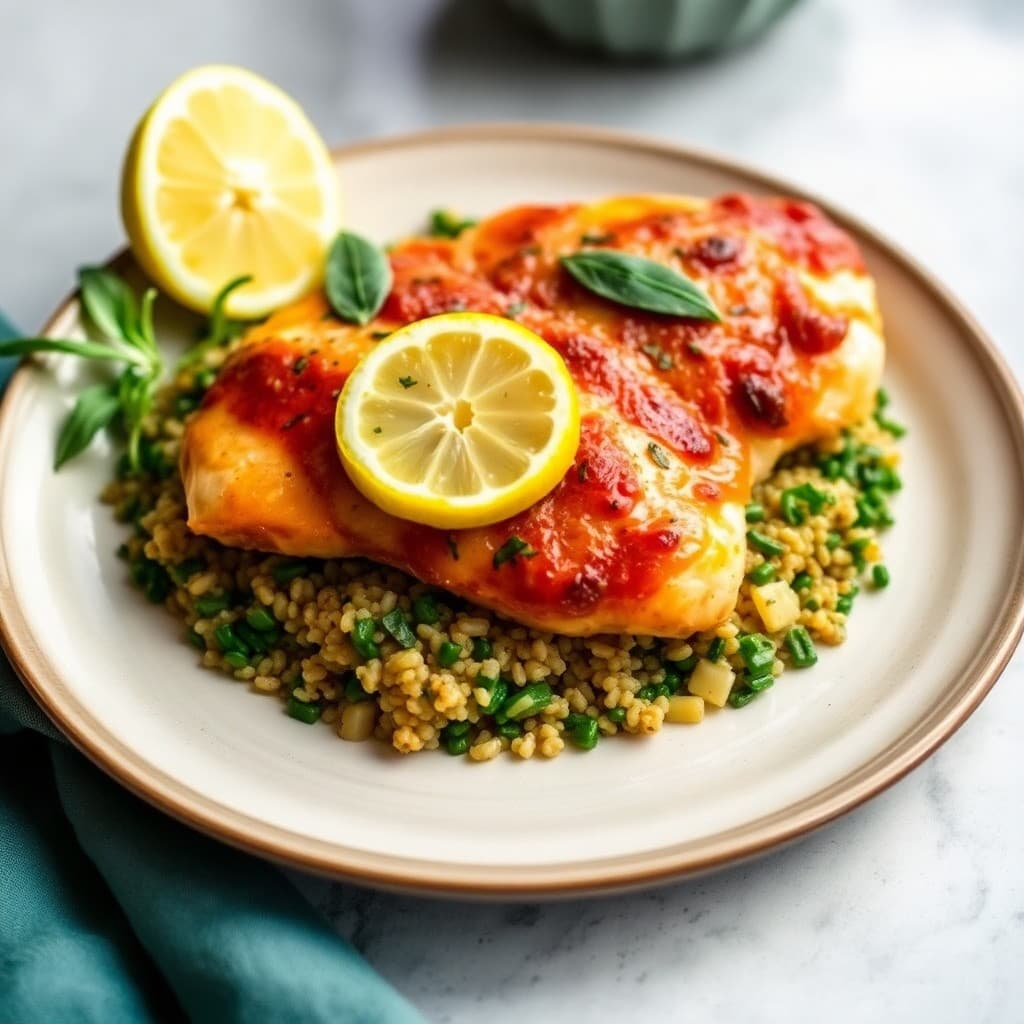 Zesty Lemon Chicken Saltimbocca