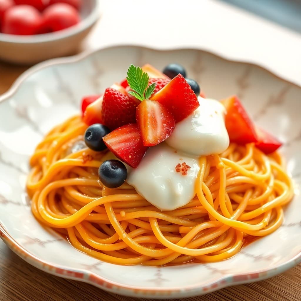 Korean Japchae Dessert