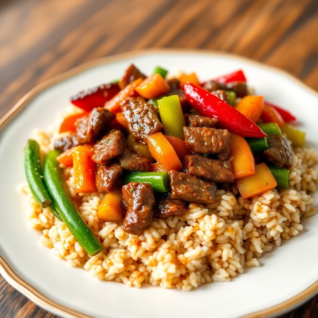 Teriyaki Beef & Veggie Stir-Fry