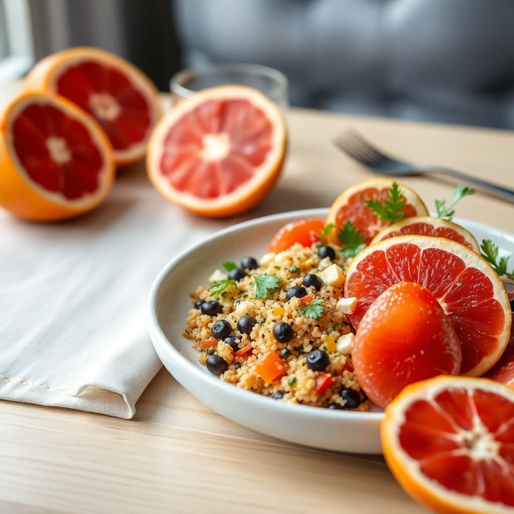 Citrus-Infused Quinoa Breakfast Bowl