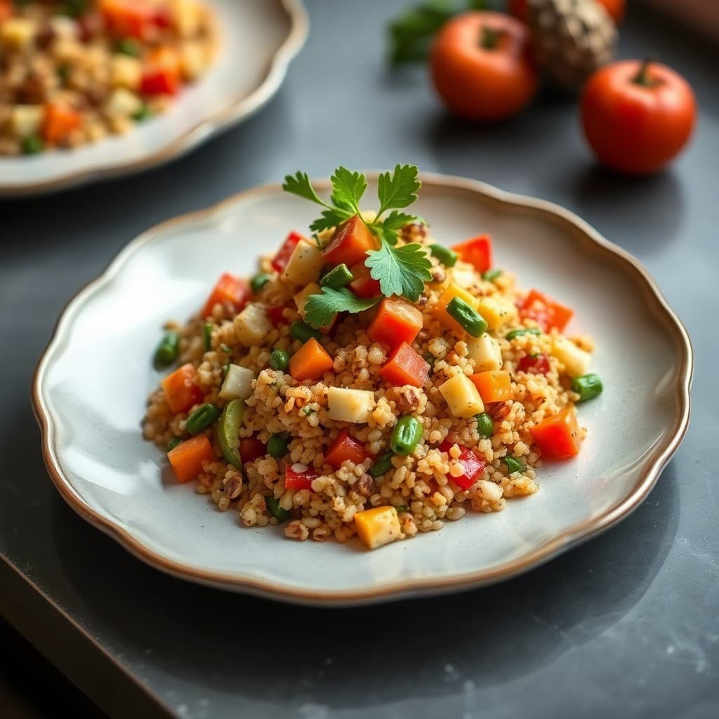Mediterranean Autumn Quinoa Salad
