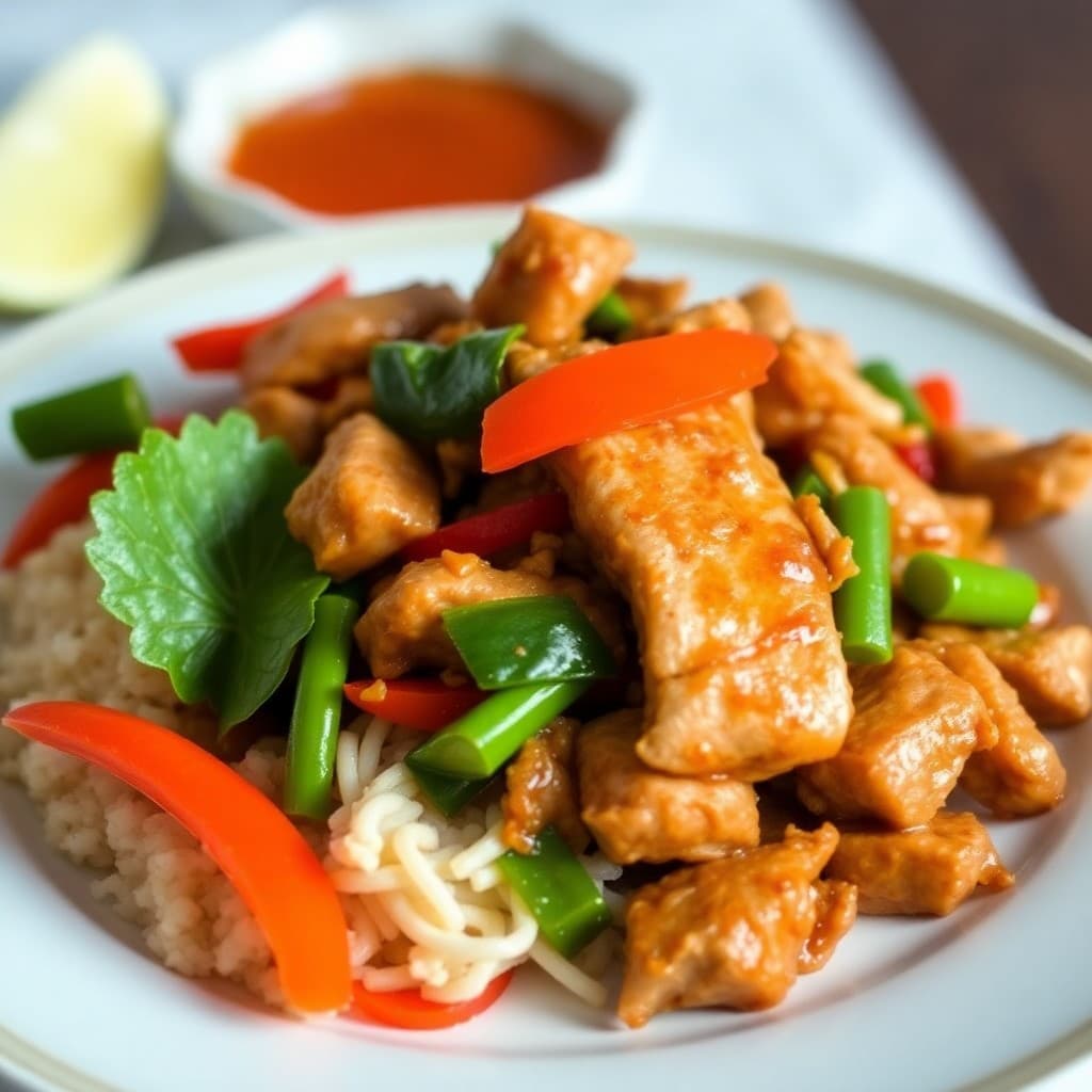 Citrusy Thai Pork Stir-Fry