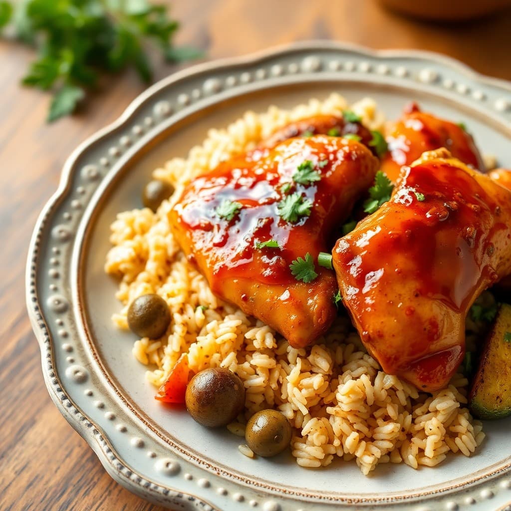 Honey Garlic Glazed Chicken Bowls