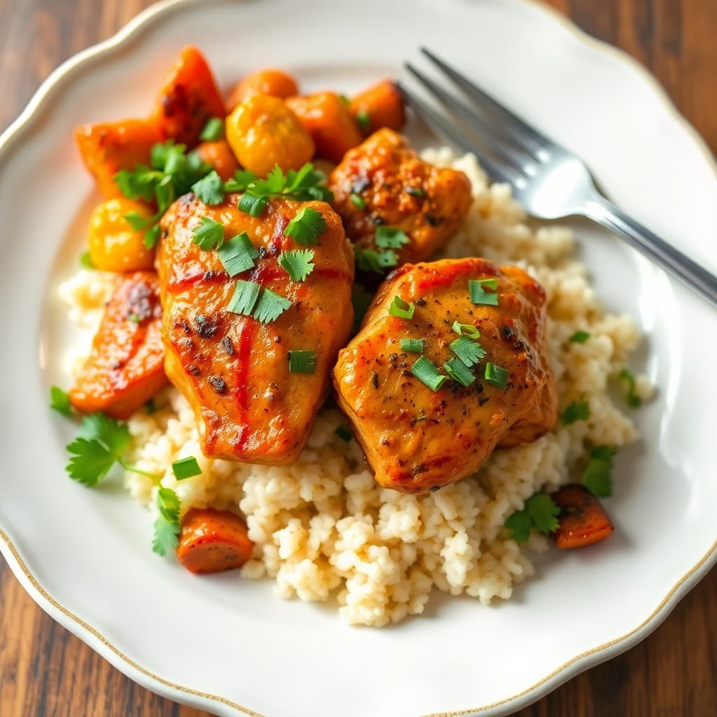 Spicy Moroccan Chicken Bowls
